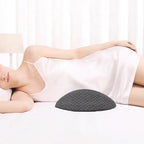 Contoured Lumbar Memory Foam Pillow for Bed & Chair