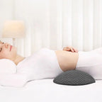 Contoured Lumbar Memory Foam Pillow for Bed & Chair