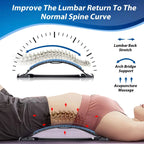 Adjustable 3-Level Back Stretcher with Foam Padding