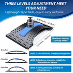 Adjustable 3-Level Back Stretcher with Foam Padding