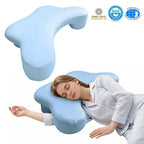 Memory Foam Arm Pillow for Side Sleepers with Arm Channels