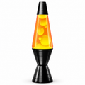 Retro wax motion lava lamp on a white background