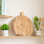 Woven Pumpkin Halloween Wall Art for Fall Entryway