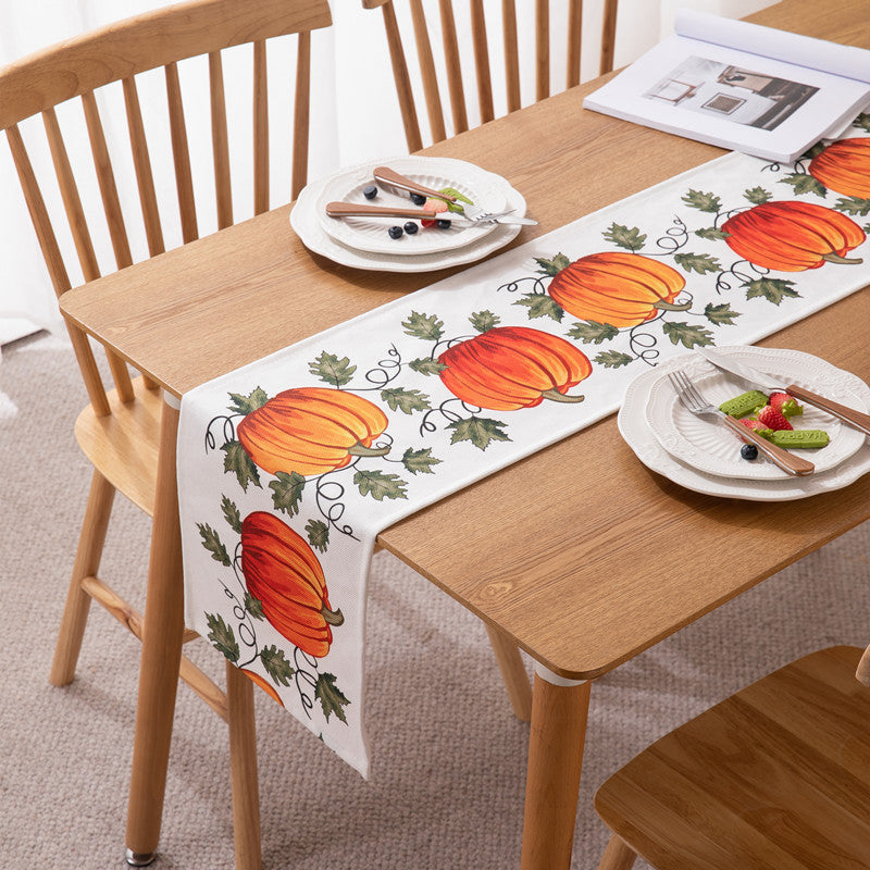Pumpkin Patch Halloween Table Runner