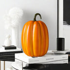 Autumn Pumpkin Figurine for Halloween Tabletop Decor
