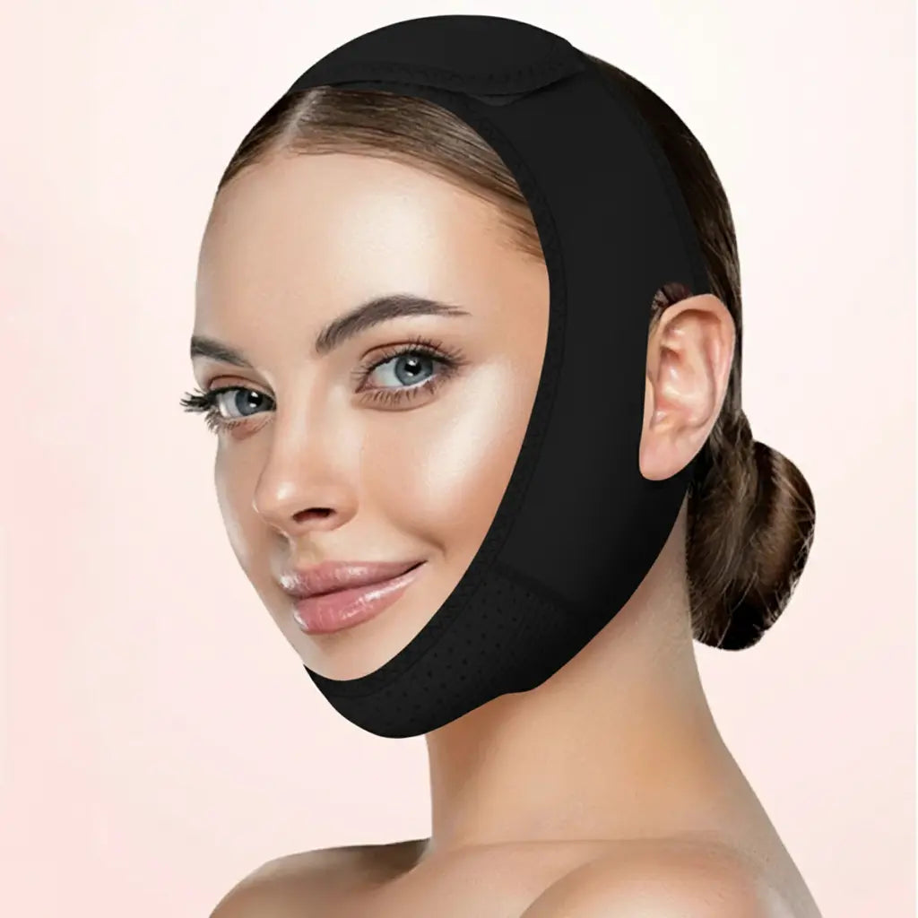 Adjustable Chin Support Strap for Jawline and Face