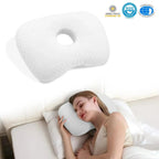 Ear Hole Pillow for Side Sleepers with Adjustable Fill