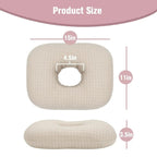 Cotton Ear Hole Pillow for Side Sleepers