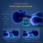 Heated Neck Massage Pillow with Contoured Foam