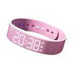 Silent Vibrating Alarm Watch with Pedometer & LED Display
