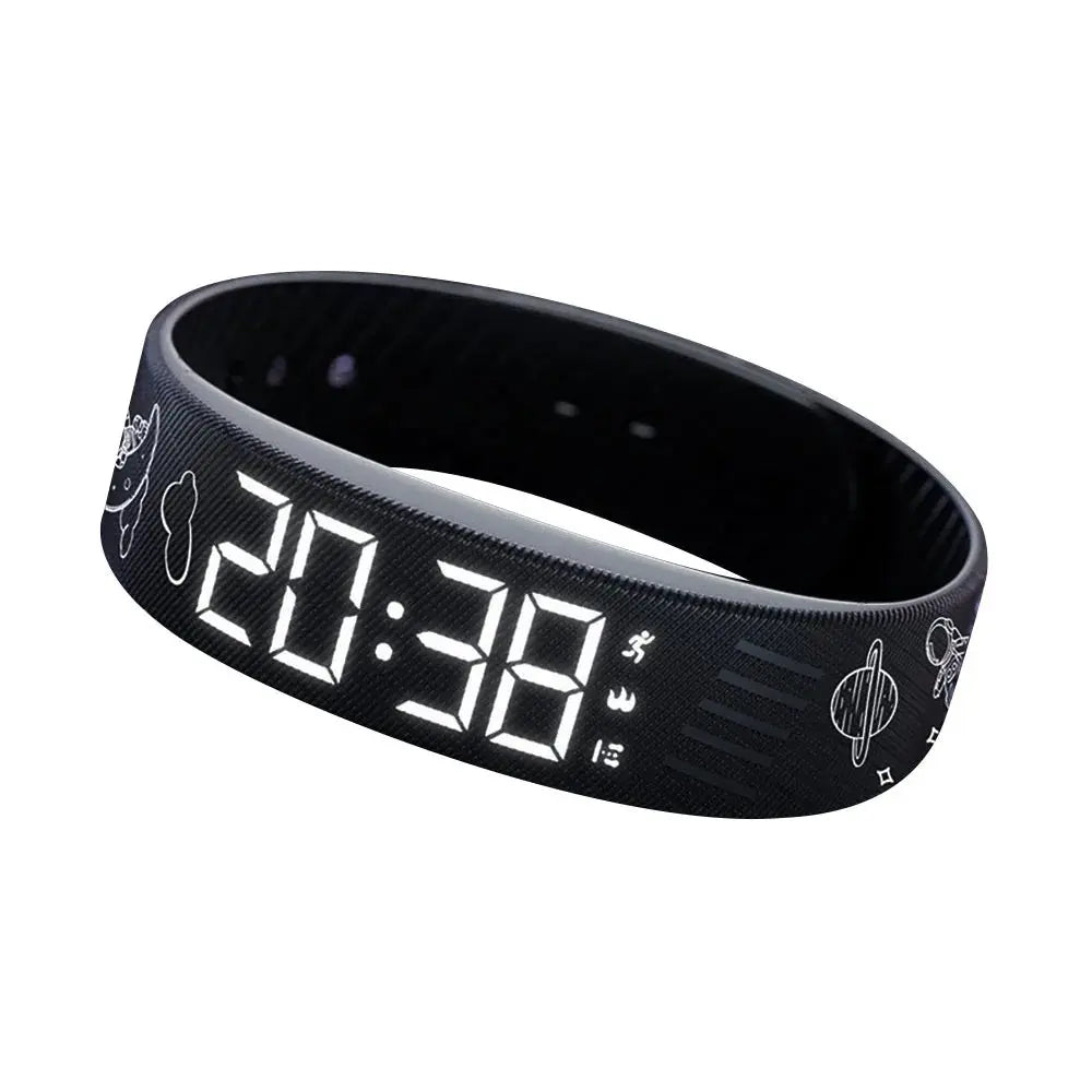 Silent Vibrating Alarm Watch with Pedometer & LED Display