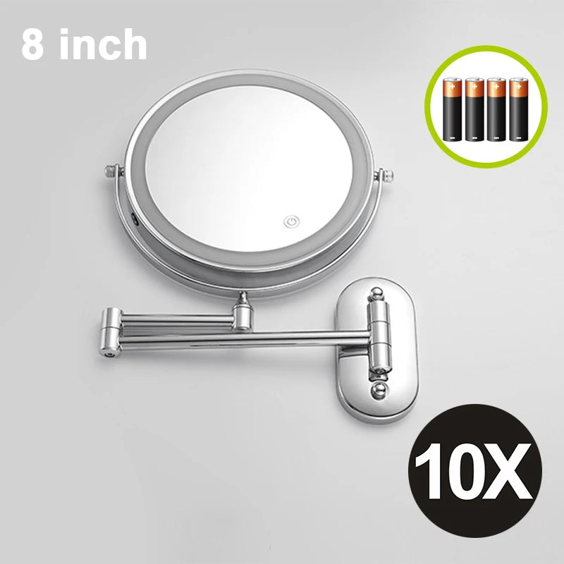 Wall-mounted magnifying vanity mirror option 5