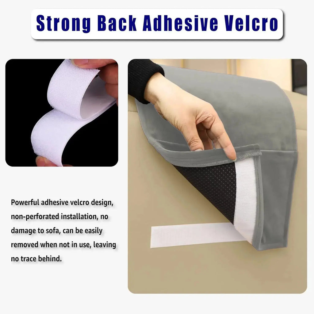 Velvet Non-Slip Headrest Pillow for Recliner & Car