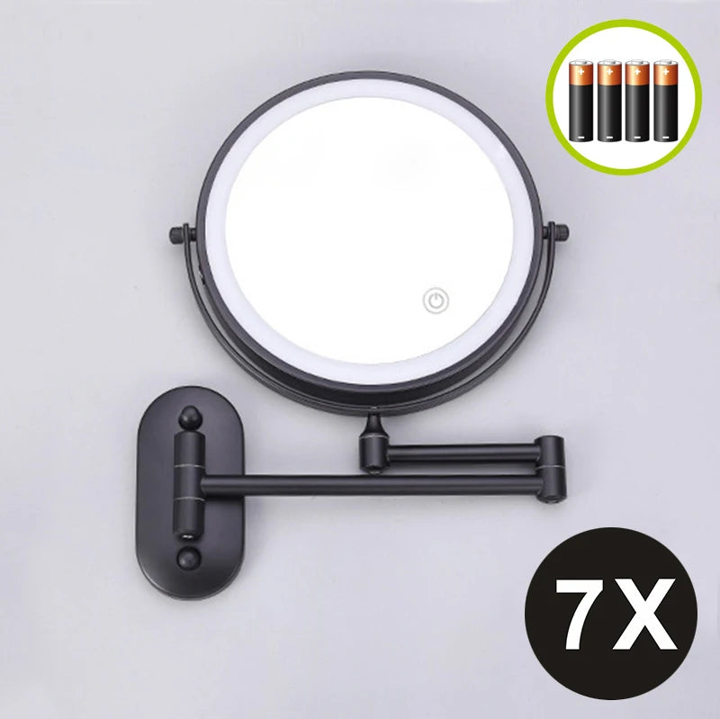 Wall-mounted magnifying vanity mirror option 7
