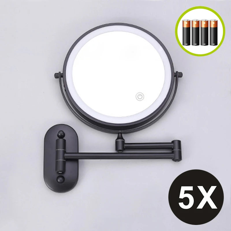 Wall-mounted magnifying vanity mirror option 6
