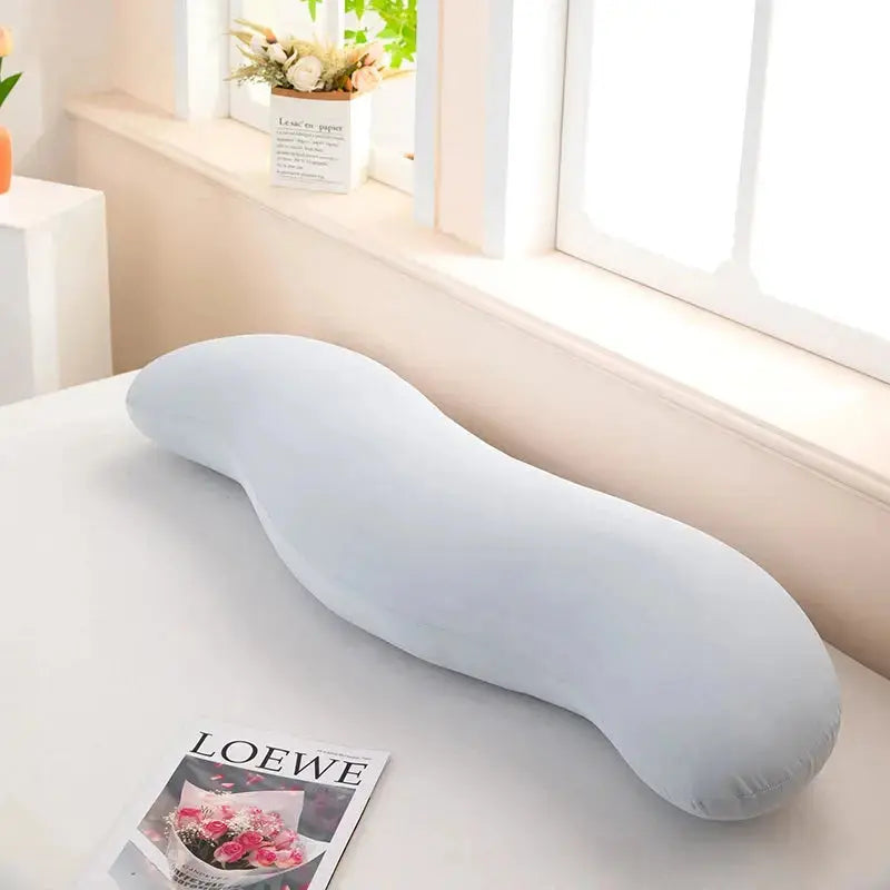 Double Wave Body Pillow for Side Sleepers, 41 Inch