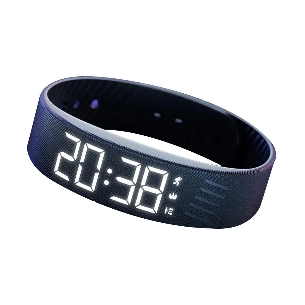 Silent Vibrating Alarm Watch with Pedometer & LED Display
