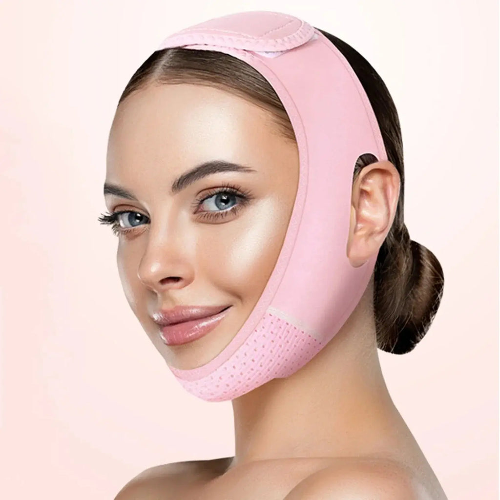 Adjustable Chin Support Strap for Jawline and Face