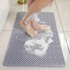 Non-Slip Bathtub Mat with Suction Cups and Drainage