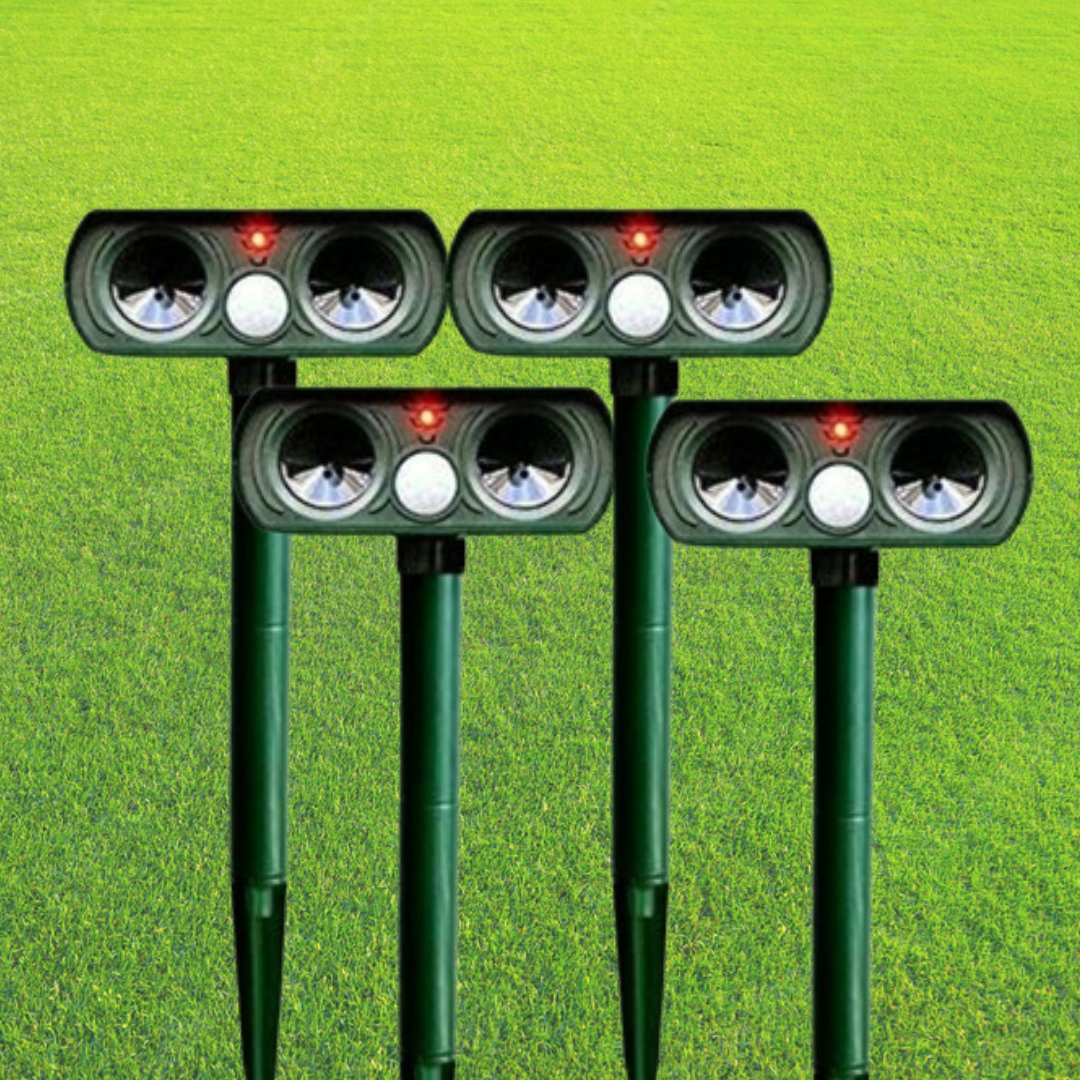 Solar Ultrasonic Deer Repeller with Motion Sensor for Garden