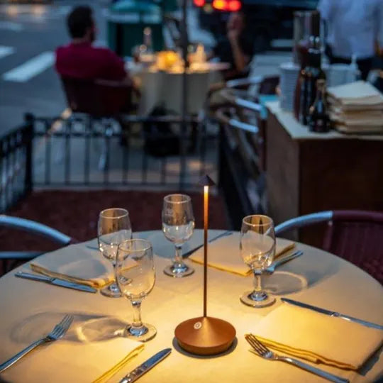 Rechargeable Outdoor LED Table Lamp with Touch Dimming