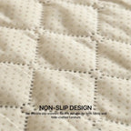 Quilted Pet Sofa Protector with Bolster Cushions