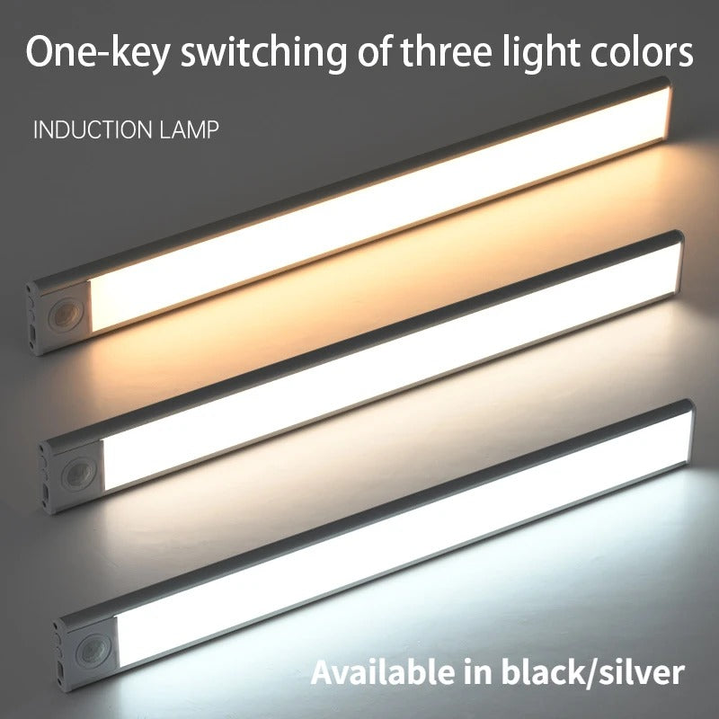 Rechargeable Under Cabinet Motion Sensor Light, 3 Colors