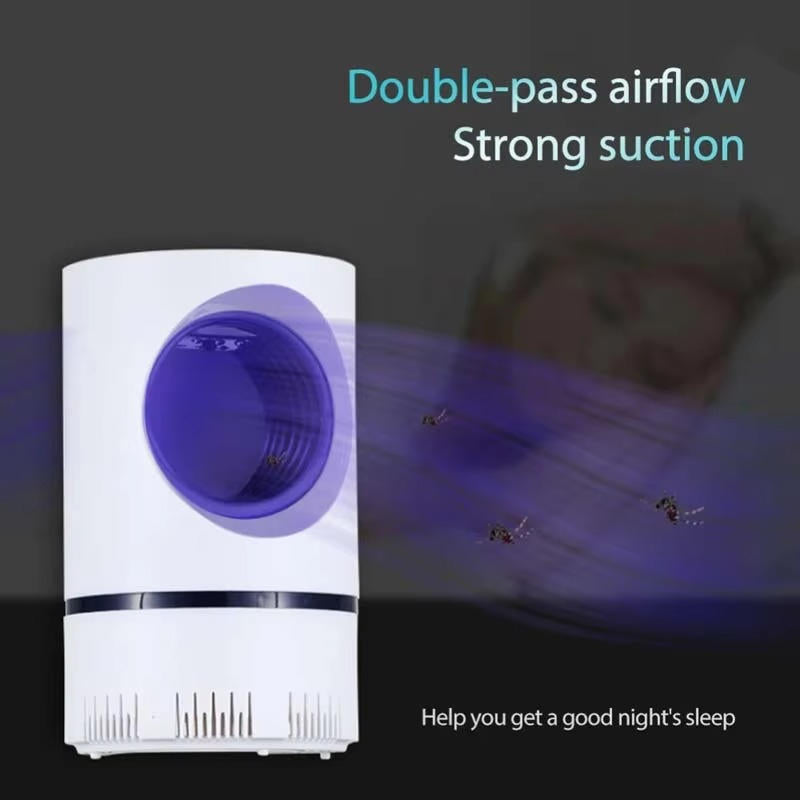 Quiet UV Mosquito & Fly Trap, 6 LED Lights & Fan