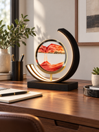 Sandlight Quicksand LED table lamp on home office desk