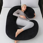C-Shaped Pregnancy Body Pillow for Side Sleepers