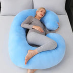 C-Shaped Pregnancy Body Pillow for Side Sleepers
