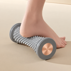 Textured Foot Massage Roller for Manual Self-Massage in use