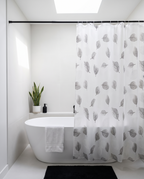 Intelligent Shower Curtain in use