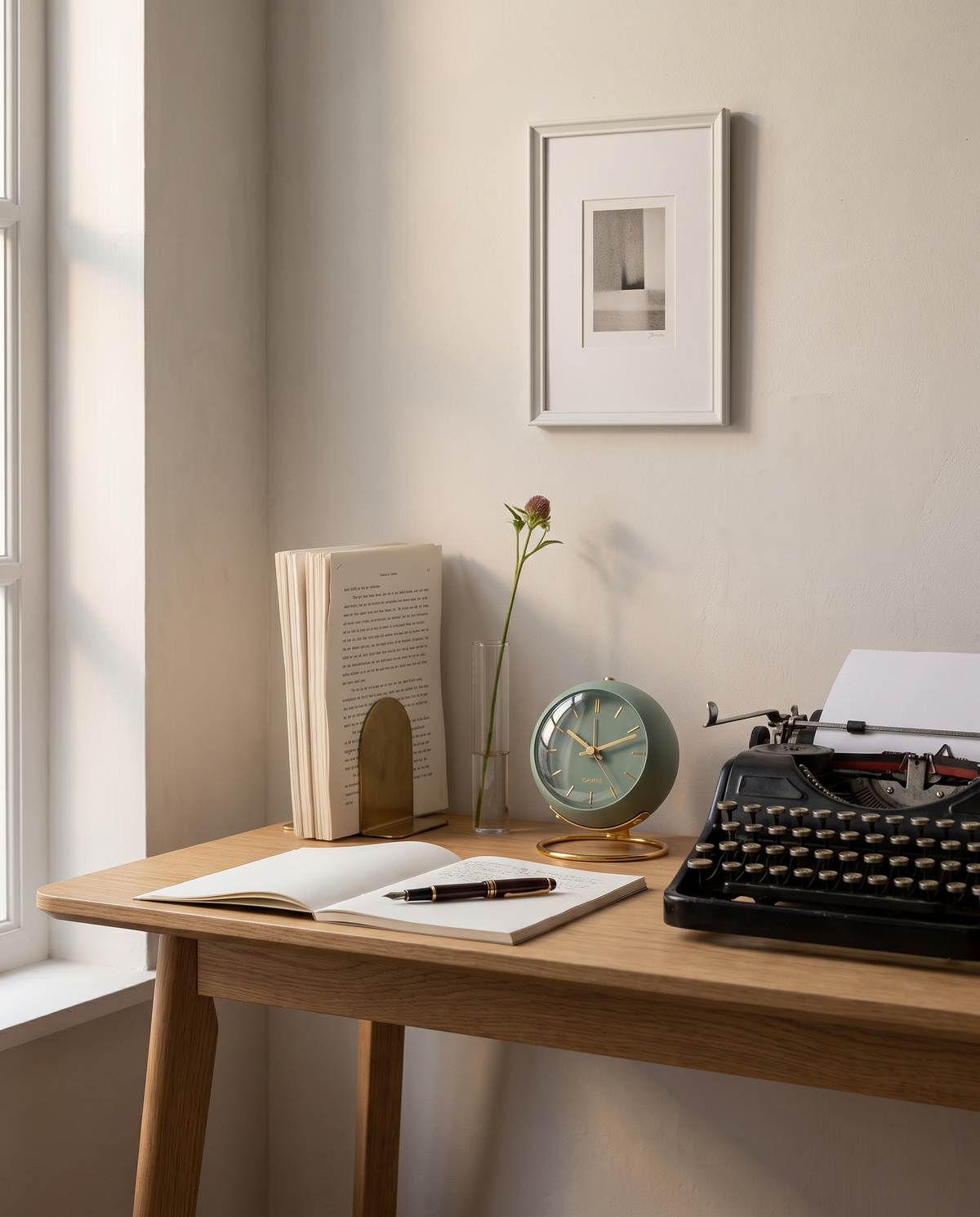 Signature Digital Alarm Clock in use