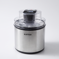 Traditional LED Stainless Steel Ice Cream Maker product shot on white background