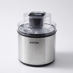 Traditional LED Stainless Steel Ice Cream Maker product shot on white background