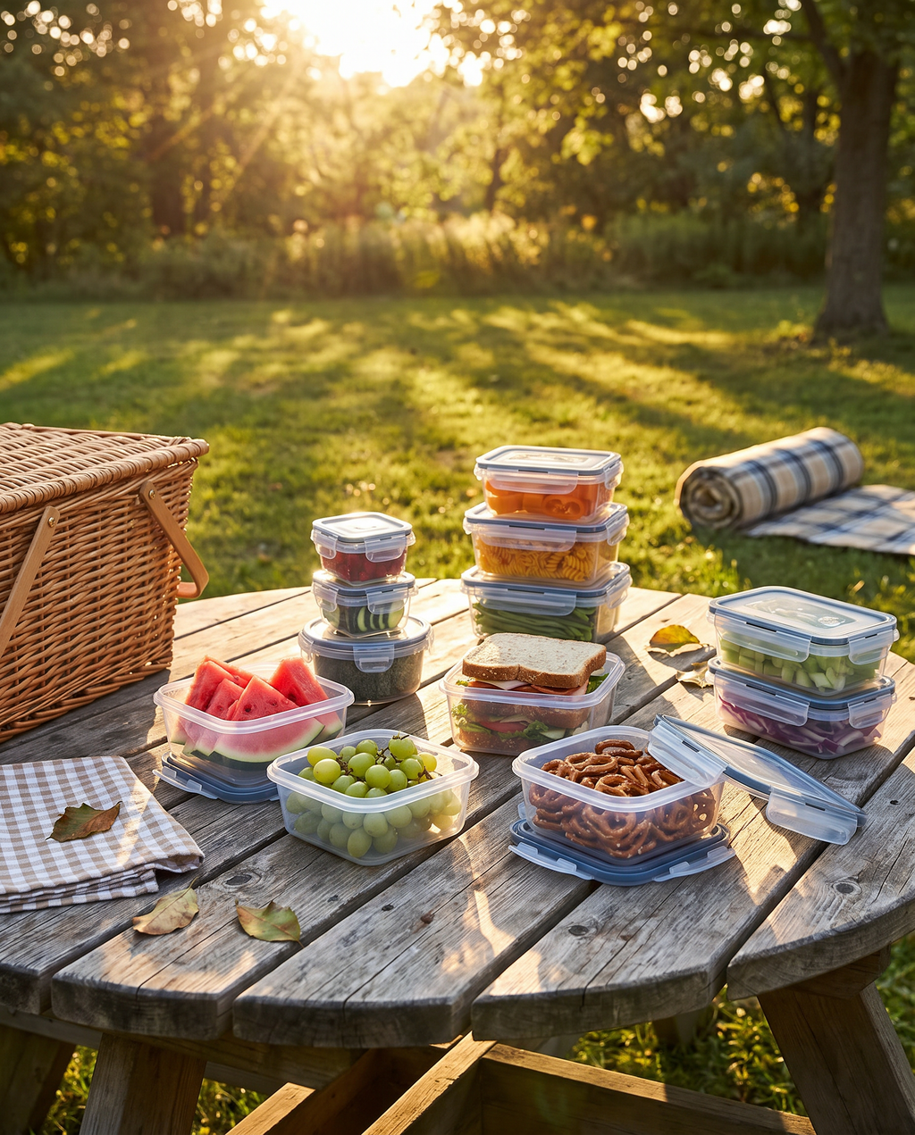 Popular Airtight Food Storage Container Set in use