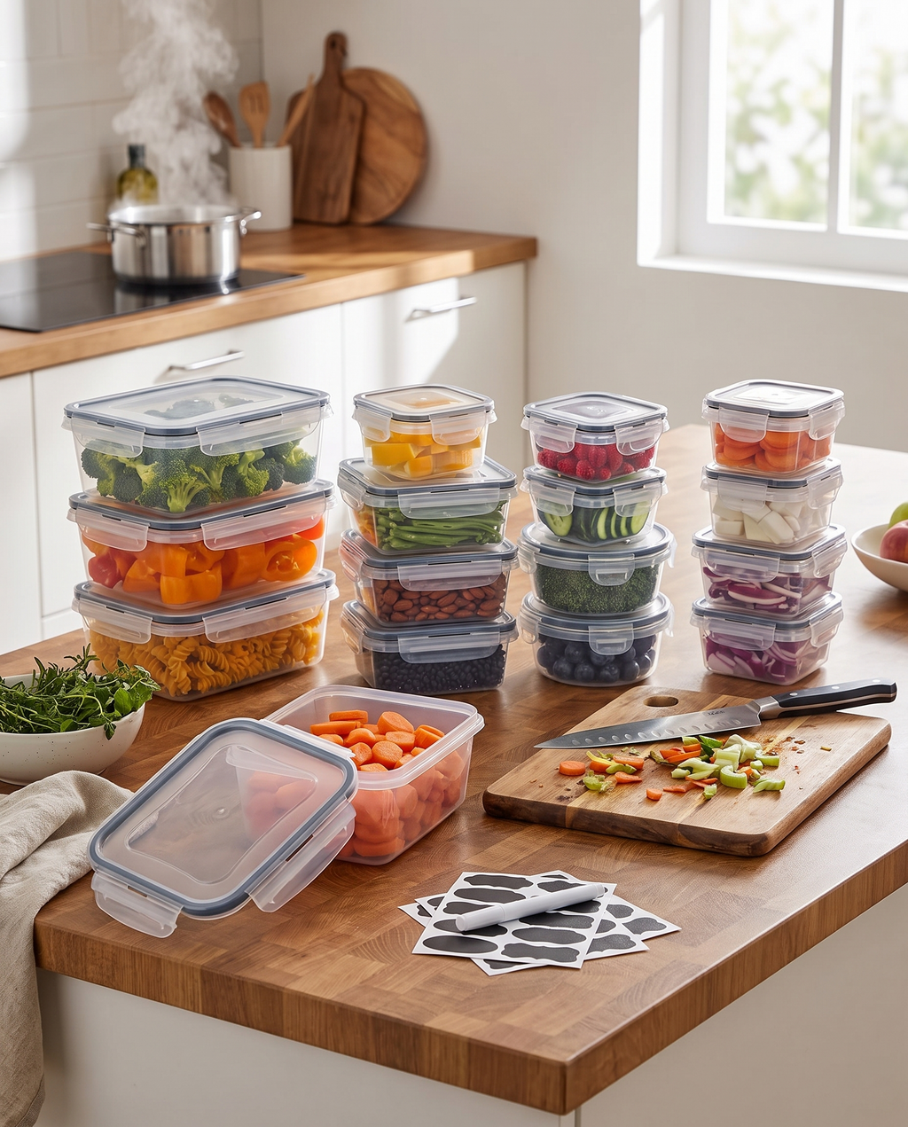 Popular Airtight Food Storage Container Set in use
