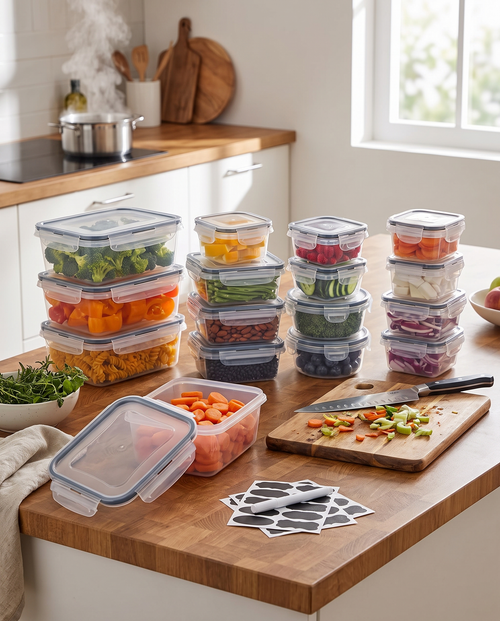 Popular Airtight Food Storage Container Set in use