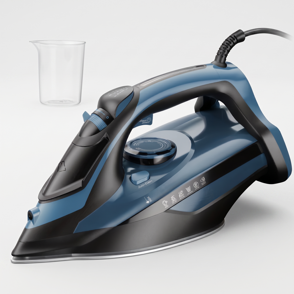 Streamlined Ceramic Steam Iron product shot on white background