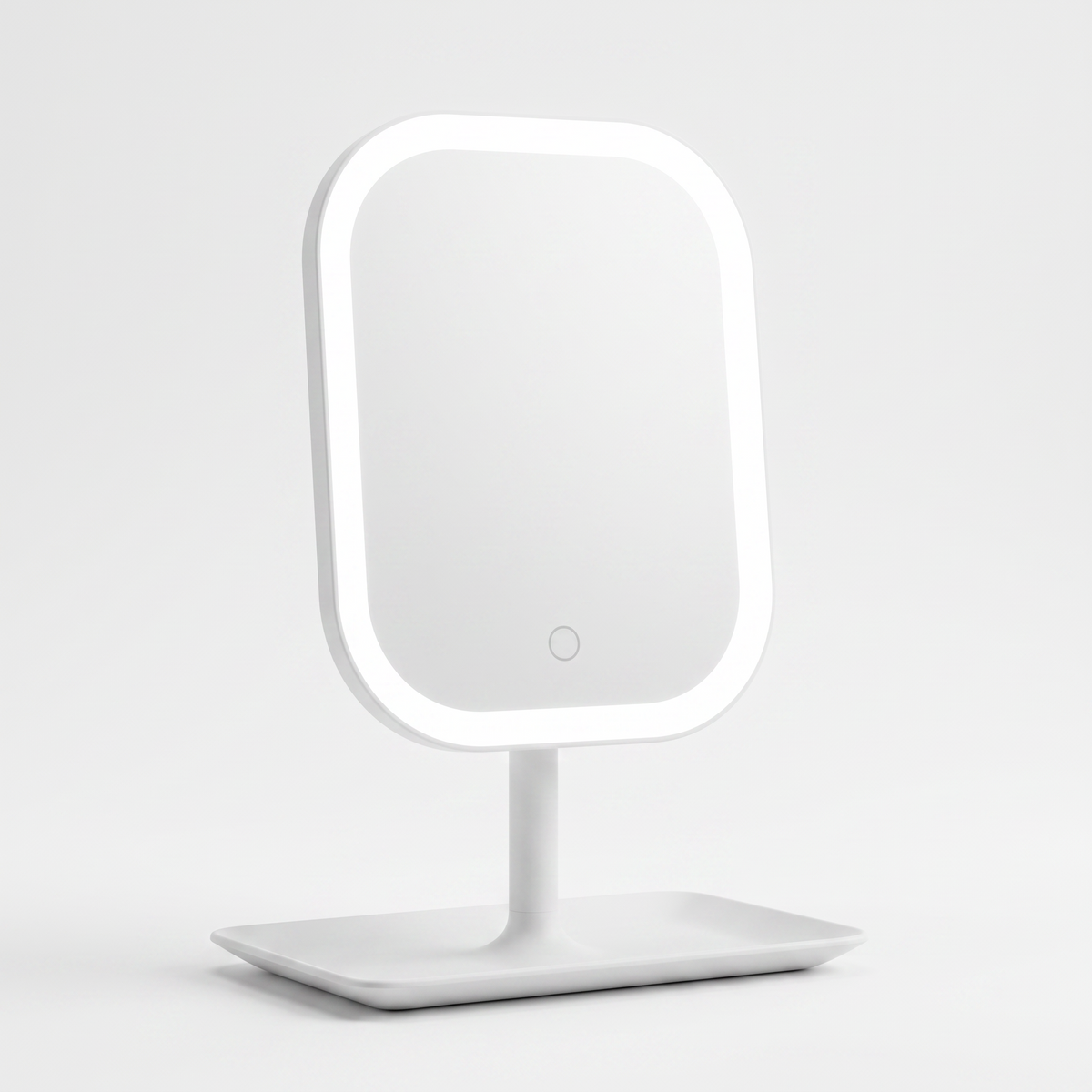 Deluxe-Edition Rechargeable LED Vanity Mirror - white background studio product shot
