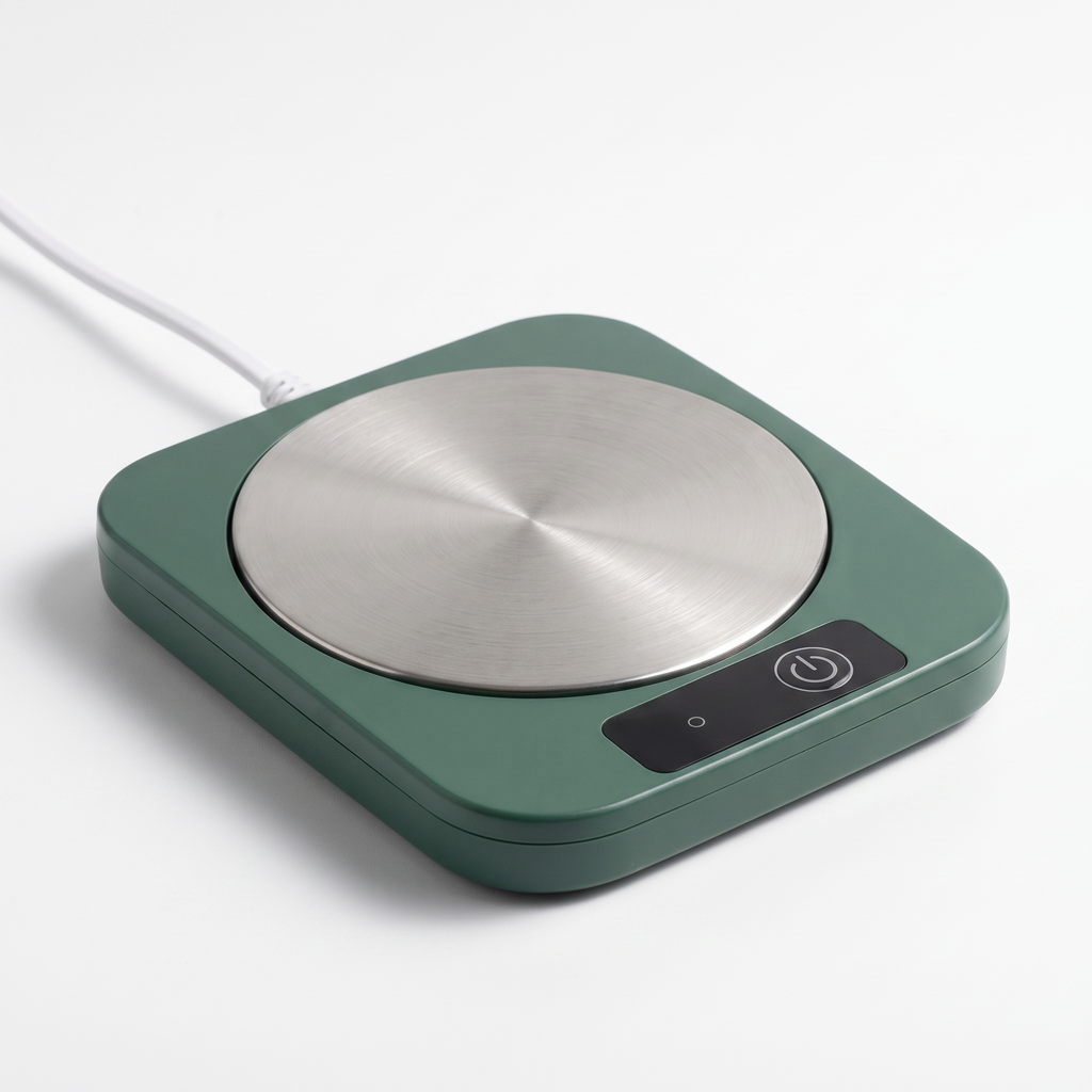 Space-Saving Automatic Electric Mug Warmer - white background studio product shot