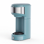 Professional-Grade Compact Single-Serve Coffee Maker - white background studio product shot