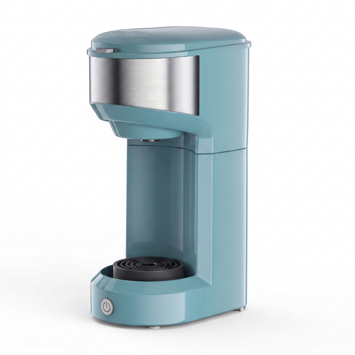 Professional-Grade Compact Single-Serve Coffee Maker - white background studio product shot