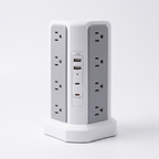 Signature USB Surge Protector Power Strip - white background studio product shot