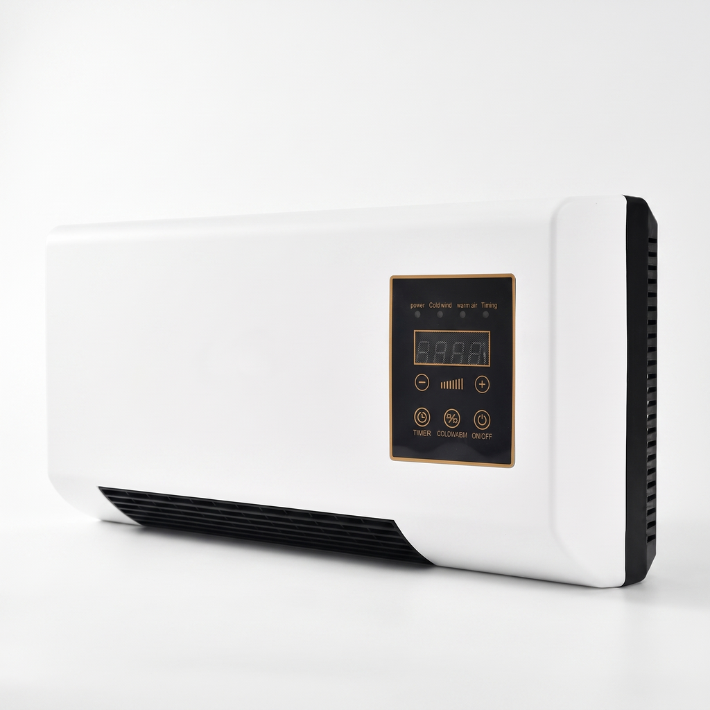 Vibrant Through-Wall Air Conditioner & Heater - white background studio product shot