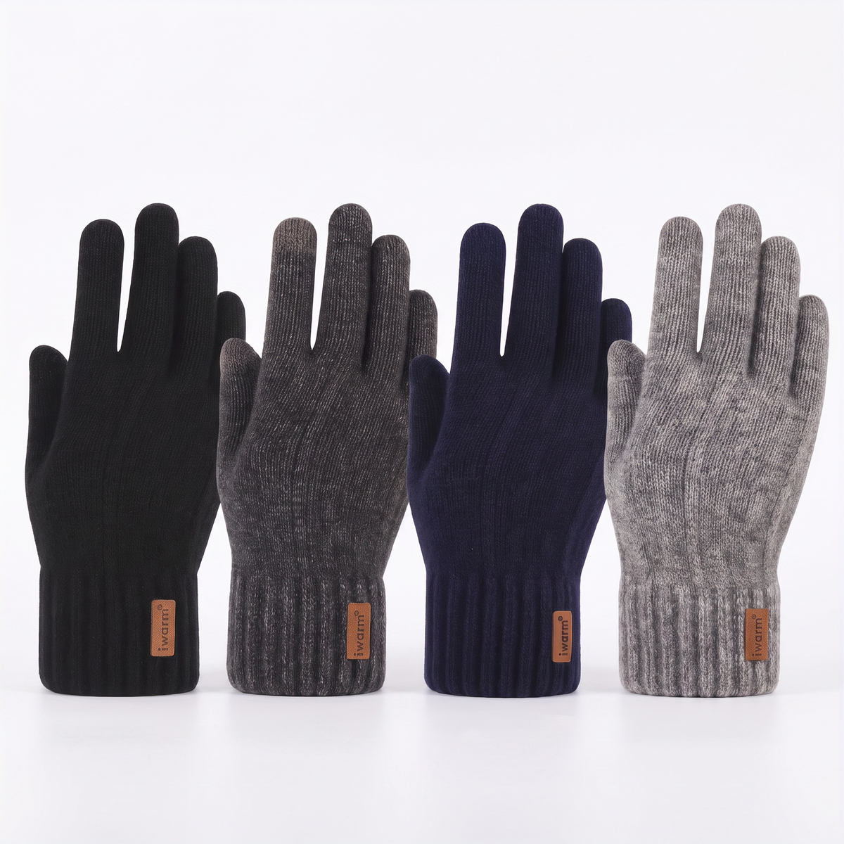 On-The-Go Rechargeable Heated Gloves - white background studio product shot