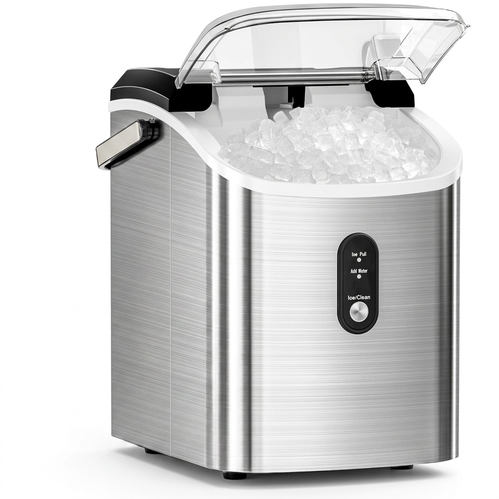 Executive Portable Compact Countertop Ice Maker - white background studio shot