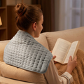 Everyday-Essential Heating Pad on a cozy living room sofa