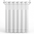 Statement Shower Curtain - white background studio shot
